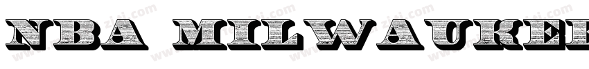 NBA Milwaukee Bucks字体转换